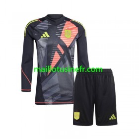 Maillot de Foot Espagne Extérieur Gardien UEFA EURO 2024 Manches Longues - Enfant